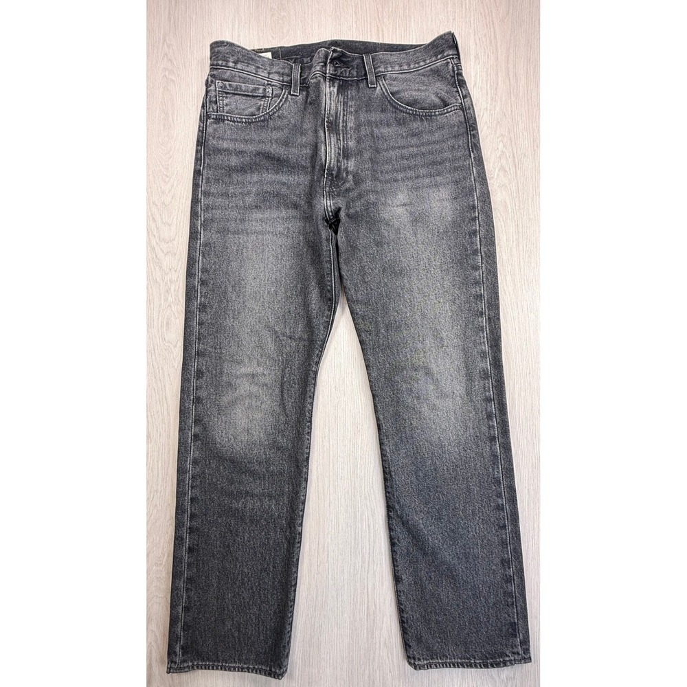 Levis Premium 551 Z Authentic Straight Mens Jeans Faded Black 33x32‎